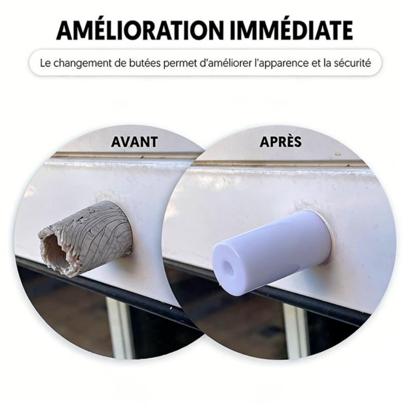 8Pcs Plastic Roller Blind Stops Heavy Duty Blind Stops Upgrades for Enhancing Curtain Functionality & Aesthetic Value