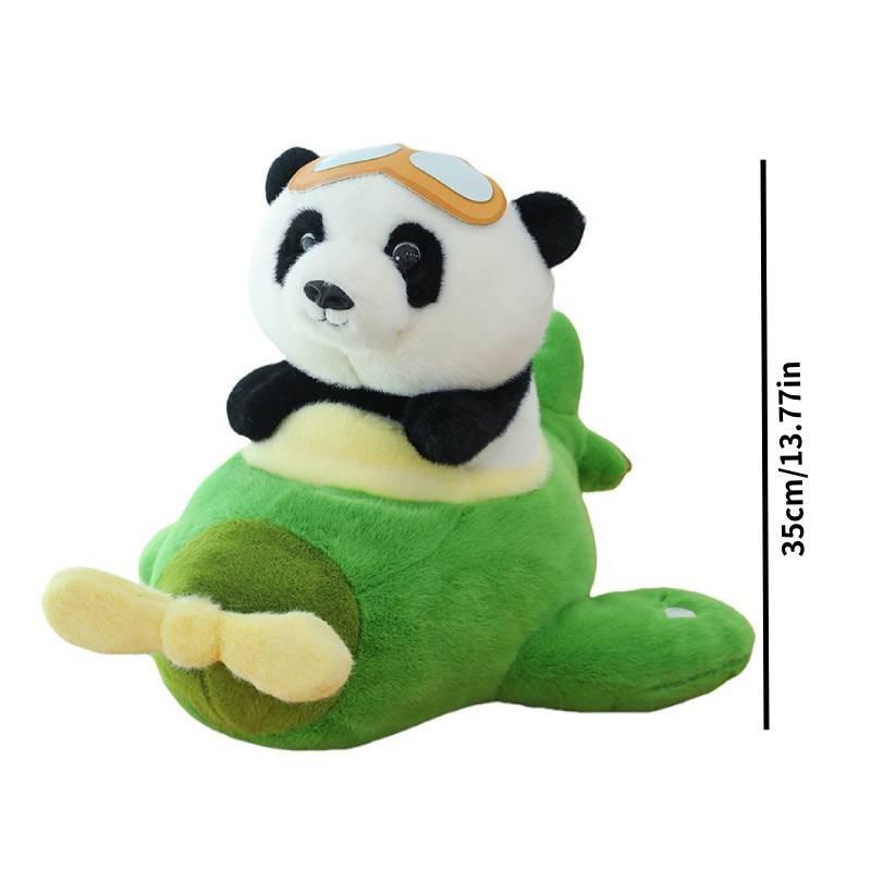 Plush Panda Airplane Toys Children Birthday Gifts Decorations Zoo Souvenirs