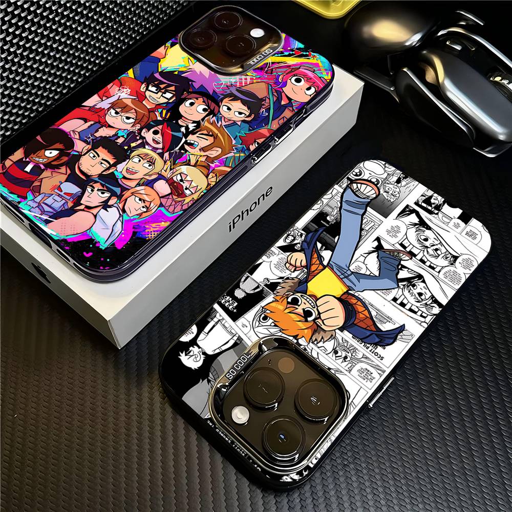 Comedy Film Scott Pilgrim VS The World Phone Case For IPhone 17 16 15 14 13 12 11 Pro Max Plus Color Silver Cover