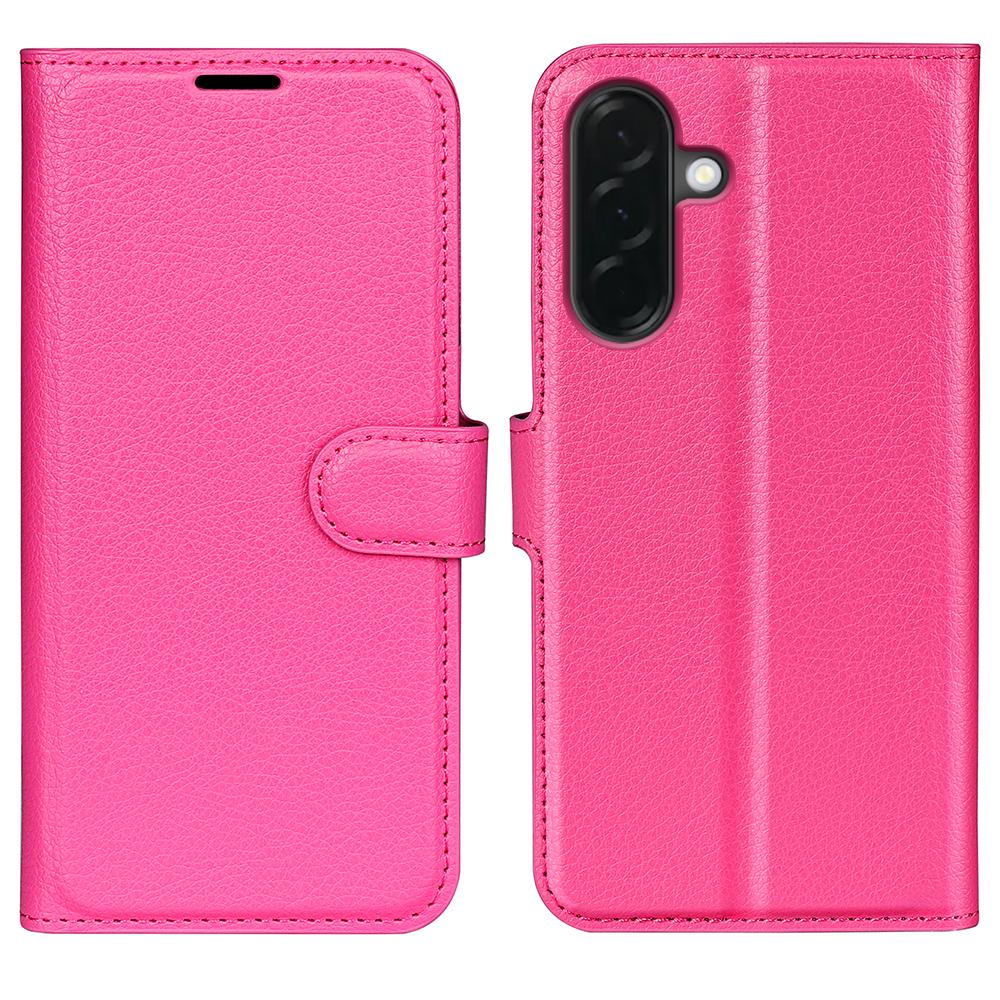 For Samsung Galaxy A37 5G Case Wallet Stand Litchi Texture Shockproof Leather Phone Cover