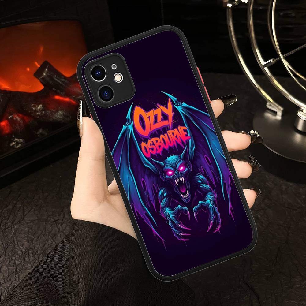 

Retro Band O-Ozzy O-osbourne Fashion Matte Protective Case For IPhone 16 15 14 13 12 11 Pro Max X XS MAX Protection Case iphone 12pro max