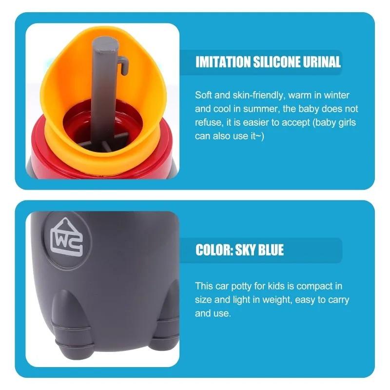 Portable Baby Child Potty Urinal Hygienic Leak Proof Emergency Toilet for Camping Car Travel and Kid Toddler Potty Pee Training
