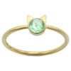 Marie-Helene De Taillac 22KYG 0.21ct Peridot Little Cat Ring Ring Yellow GoldUsed