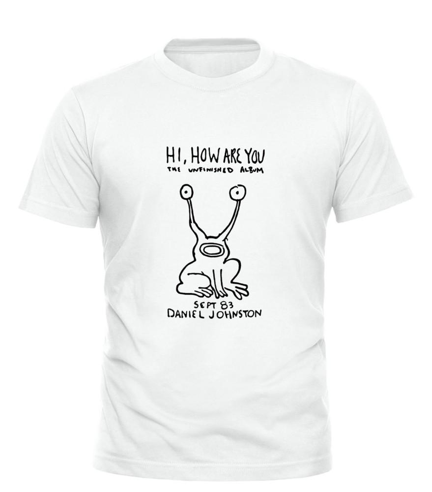 Hi how are you tshirt daniel johnston t shirt unisex adult All sizes S4XL Unisex T-Shirt S