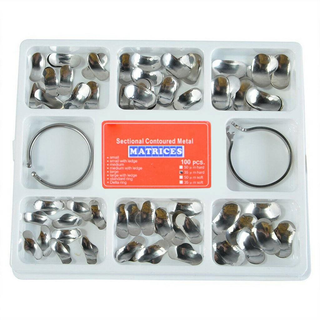 

100Pcs Полосы Секционные Контурные Матрицы Клинья