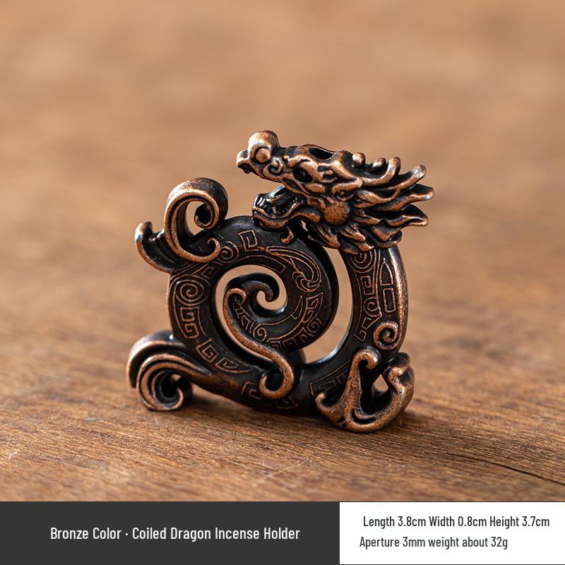 Fisherman Fishing Line Incense Holder: Indoor Tea Ceremony Ornament, Alloy Incense Burner Base.