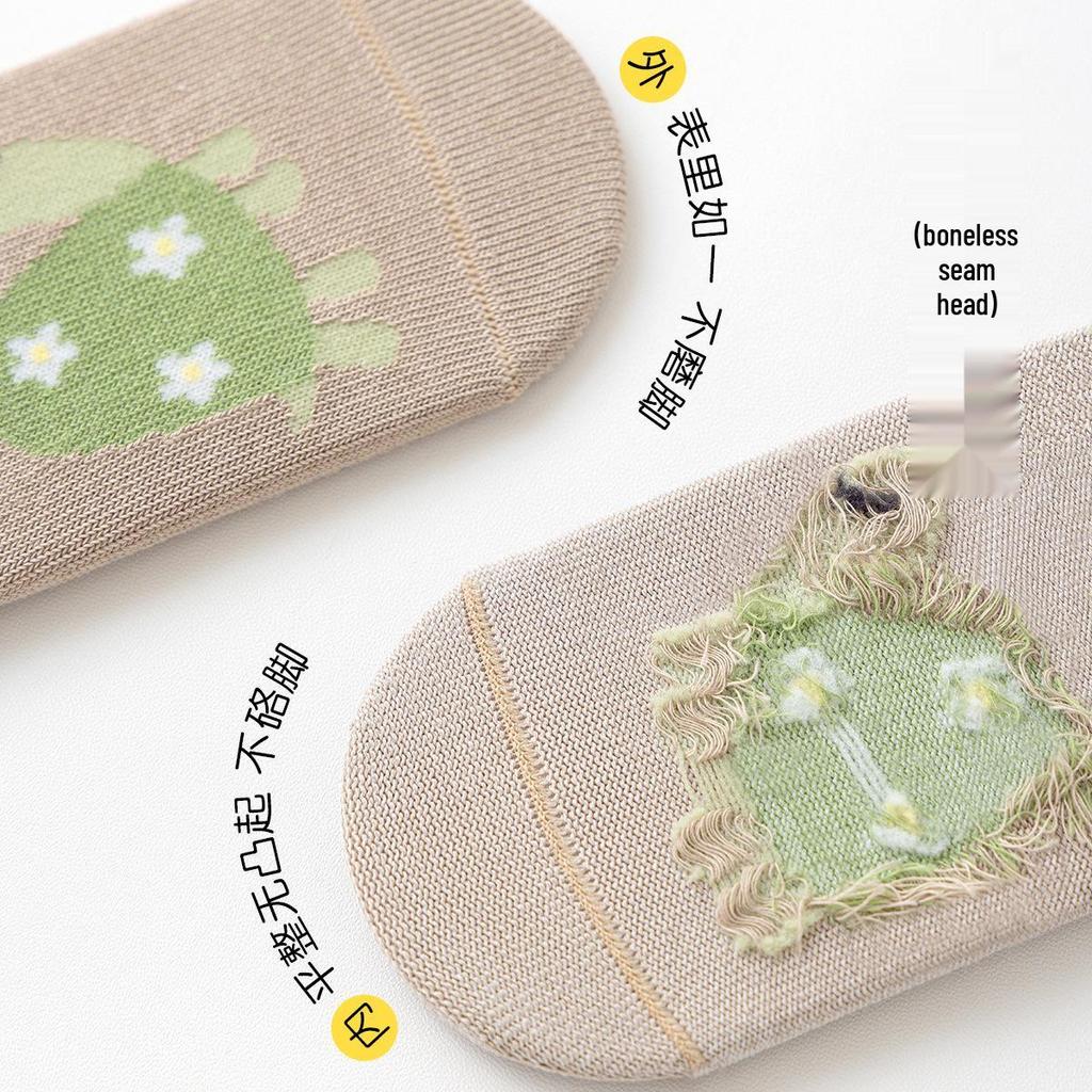 New Cute Cartoon Anti-Slip Baby Floor Socks - Indoor Full Bottom Glue, Spring Arrivals for Toddlers, Cold Protection, Early Learning Walking Socks