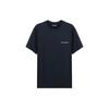 Solid Color Letter Print Round Neck Short Sleeve T-Shirt Men Tops Deep-Navy-Blue 3K1TF3-1JUVZ-0920