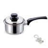 Gas and Induction Original Tag Included J-kitchens Non-Stick, Rust-Resistant Saucepan, 14cm, Compatible,