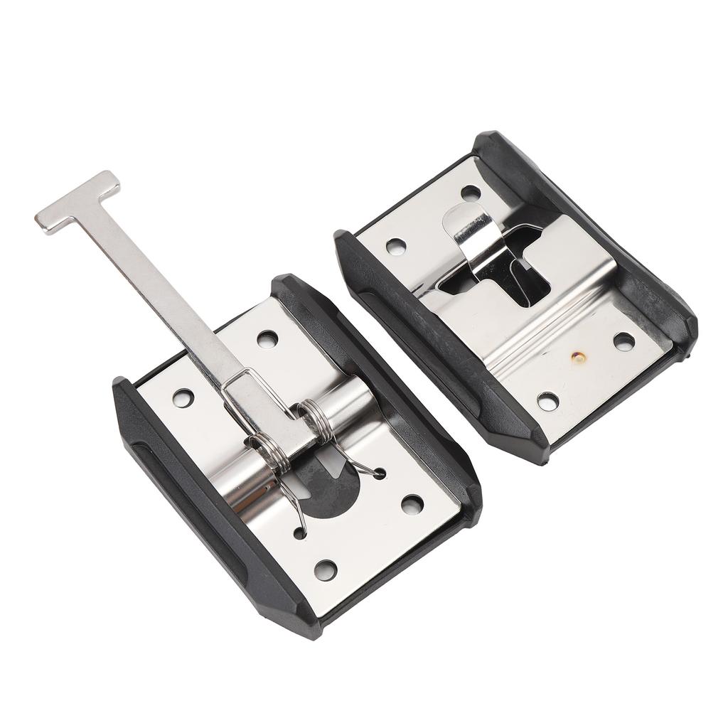 RV Trailer Door Holder Stainless Steel T Style Entry Door Catch Exterior Door Hold Hook and Keeper for Campervan