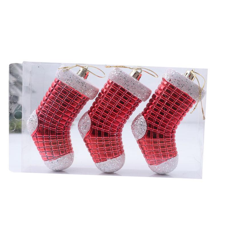 Hand-Painted Flat Candy Christmas Tree Ornament Set