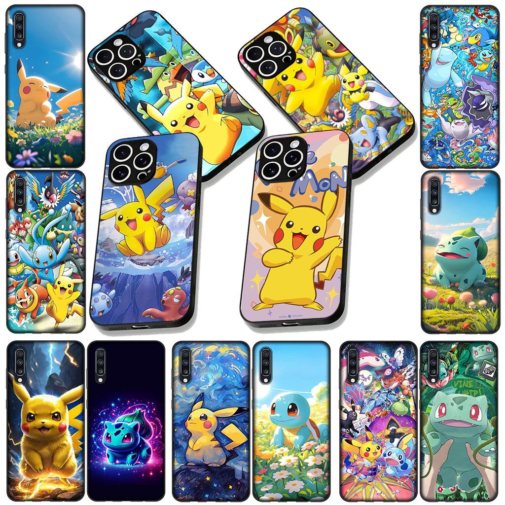 Soft Cover for Xiaomi Redmi 15 9A 9C NFC 7A 9T Note 9 8 7 8T 15c A5 Coque Phone Case Squirtle P-Pokemons GO P-Pikachus