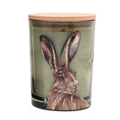 Meg Hawkins 250g Candle Hare - White Lavendar & Camomile