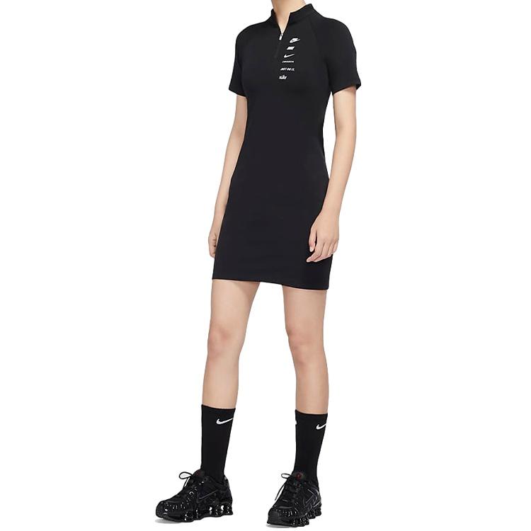 Nike Short Sleeved Dress Women's Black CU5675-011