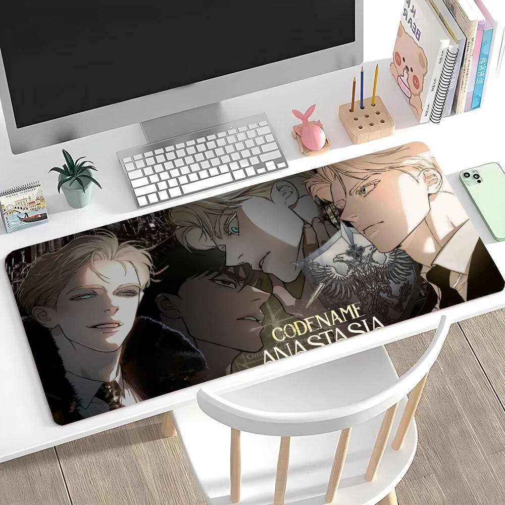 Podložka pod myš Manga C-Codename Anastasia Protiskluzová Vhodná pro Kancelářské Počítače Notebooky Herní Podložky na Stůl pro E-sporty Klávesnice XXL