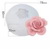 1pc Peony Silicone Mold DIY Epoxy Resin Aromatherapy Candle Cake Decor Handmade Soap Making Mould Craft