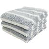 Imabari Towel Stylish Border Face Set of Made In Highly Medium Premium Quality Towel, Navy, 3, Japan, Fluffy, Soft, Absorbent, Thickness,