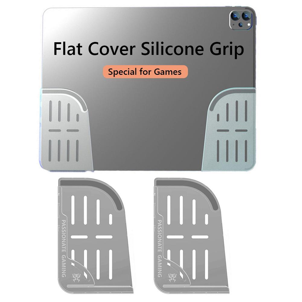 2pcs Soft Silicone Auxiliary Mobile Game Holder for iPad Tablet Grips Handle Gaming Accessories for PUBG Mobile Game Joystick 5