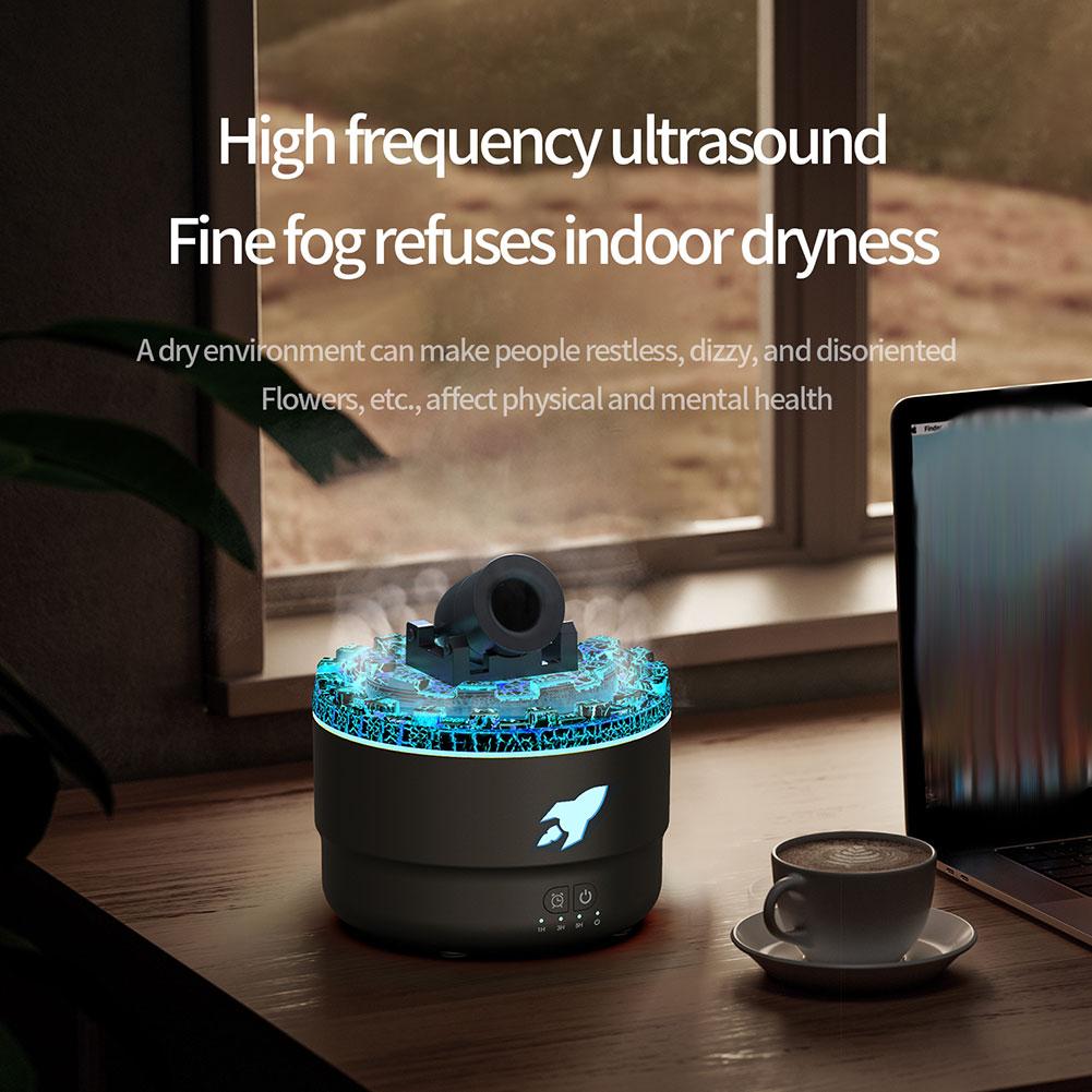 Creative Turret Aromatherapy Machine Humidifier Colorful Large Light Atmosphere Spray Oil Humid O0O4