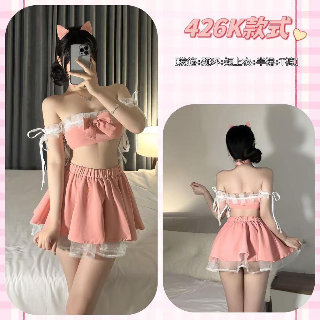 New sex lingerie pure desire cat maid suit sexy uniform cute temptation sleeping clothes