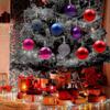 for Sinknap 24pcs Shatterproof Electroplated Pearlescent Christmas Balls - Decorative Festive Props 25-26