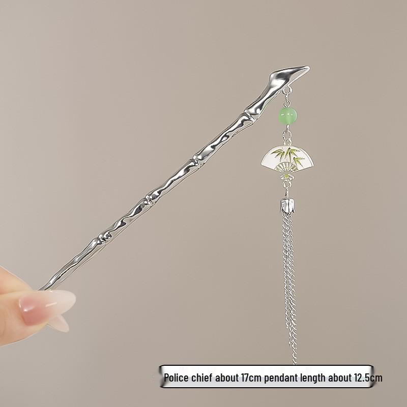 Tassel Flower Hairpin: Elegant Chinese Style Hanfu & Qipao Hair Accessory for Women