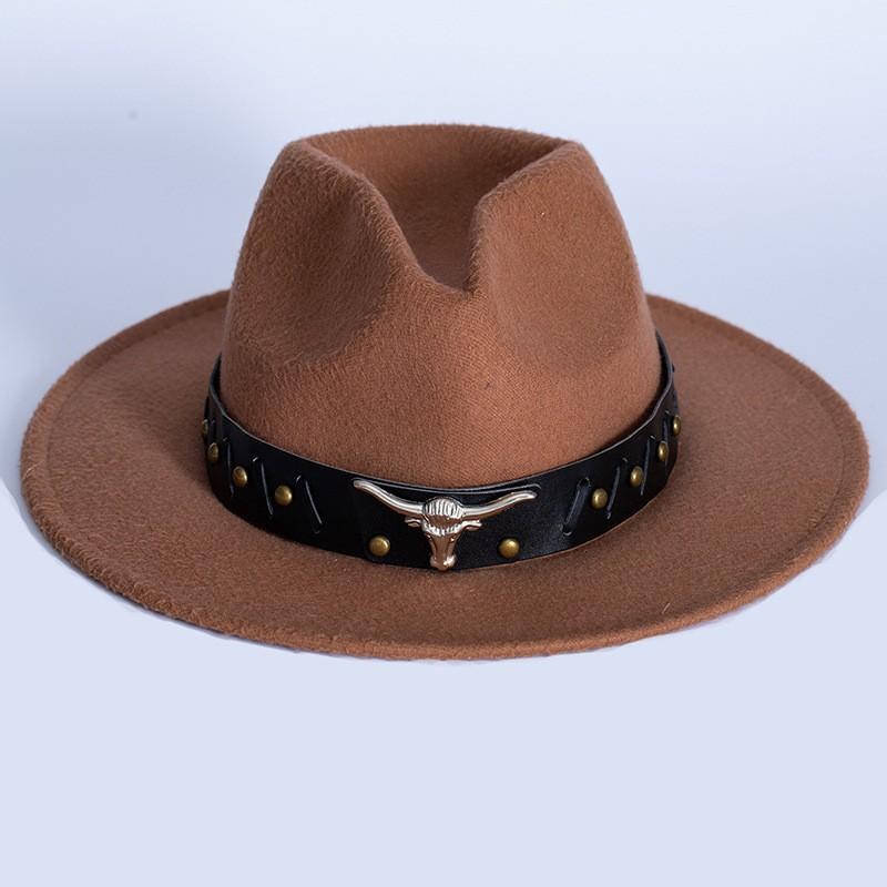 Tribal Ethnic Style Earrings, Hat Circumference, Western Cowboy Hat, Bull Head Decoration, Top Hat, Straw Hat, Hat Belt, Accessories.