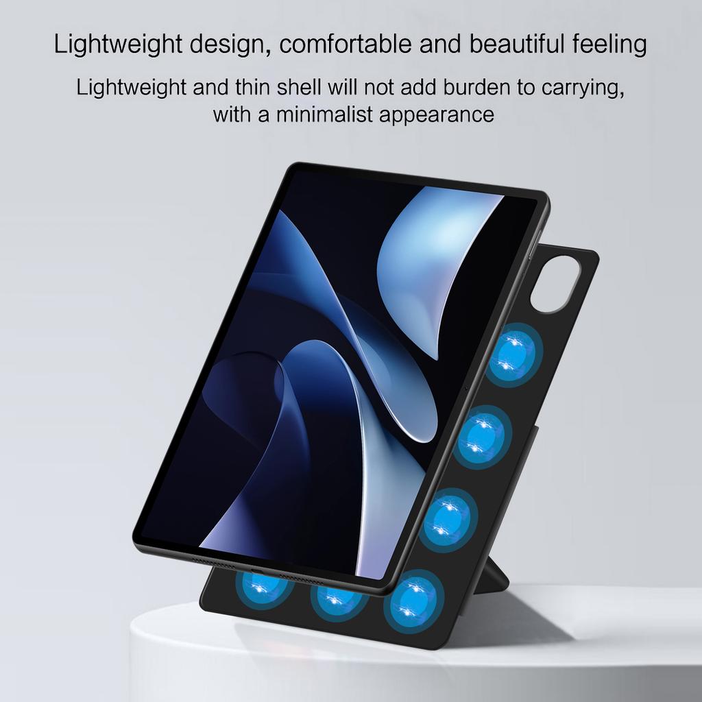 Pro Huawei MatePad Air (2024) Kožené pouzdro Origami stojánek Magnetický kryt na tablet Automatické probuzení/usnutí