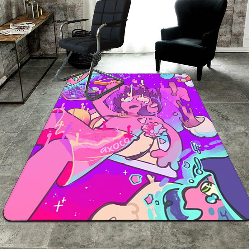 Vibrant Graffiti Style Rug Floor Mat for Living Room or Bedroom Soft and Comfortable Carpet a Gift for Birthday and Holiday.MFF0918551