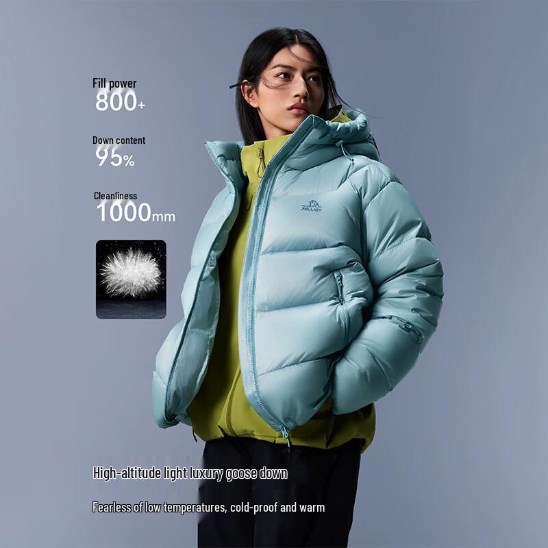 Pelliot 800-Fill Goose Down Graphene Insulated Hooded Jacket