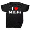 Funny Oversized T-shirt MILF Hunter Men Clothing I Love Felines Cotton Tshirt Fun El Gato Sad Crying Cat Pattern Fitness T Shirt