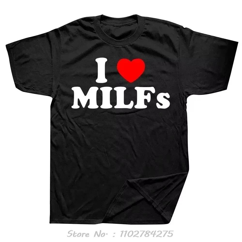 Funny Oversized T-shirt MILF Hunter Men Clothing I Love Felines Cotton Tshirt Fun El Gato Sad Crying Cat Pattern Fitness T Shirt