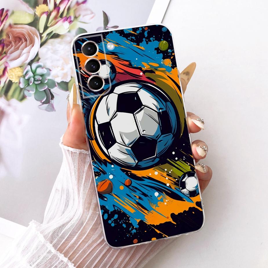 For Samsung Galaxy S21 Plus Case S21 FE Luxury Bow Flowers Painted Cover Soft Silicone Case For Samsung S21 Ultra S 21 S21+ Bags