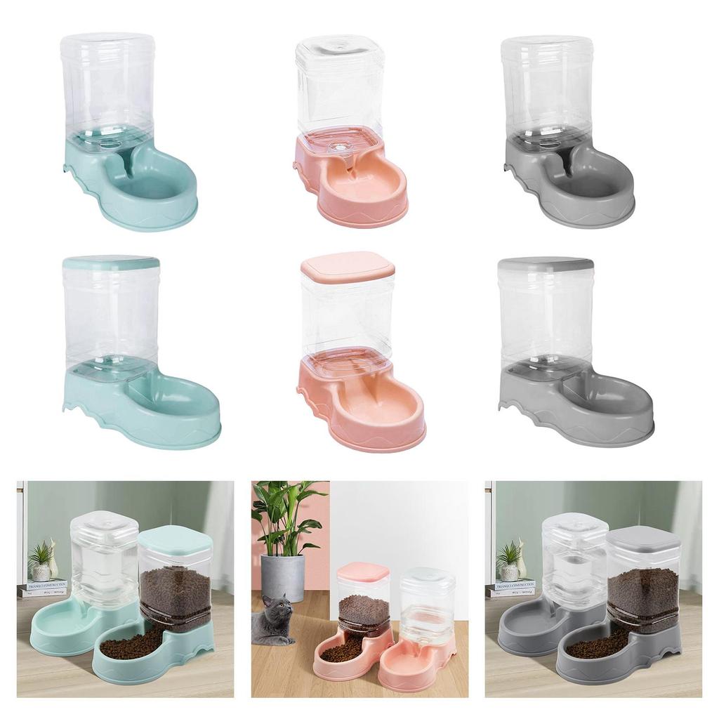 Small Medium Large Pet Feeder Automatic Watering Can Dispenser for Animals