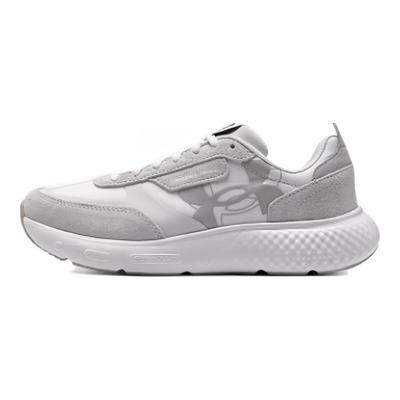 Decoy Lux Comfortable Versatile Fabric Leather Shock Absorbing Durable Low Top Casual Running Shoes Women Sneaker Gray 3028614-101