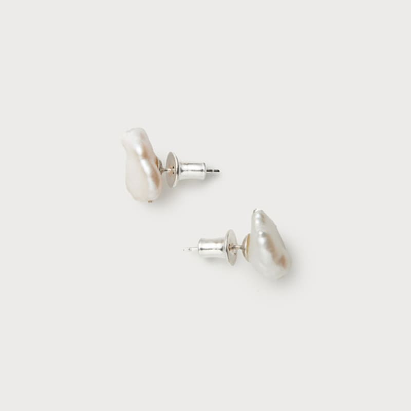 PEARLSONATE Irregular Pearl Earrings
