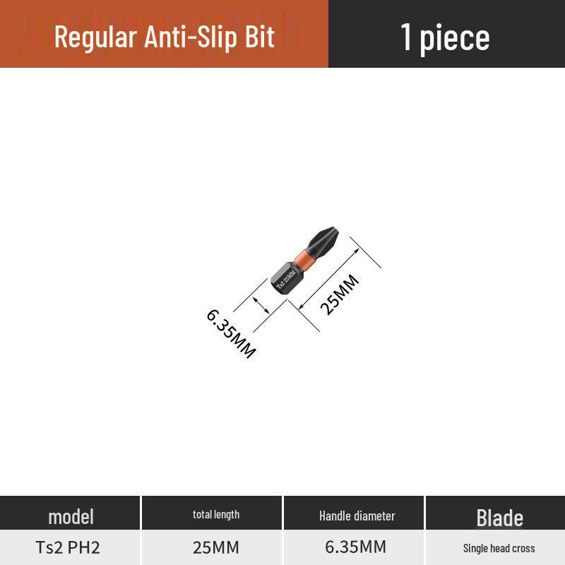Strong Magnetic Non-Slip Tungsten Steel Phillips Bit Hex Screwdriver Set