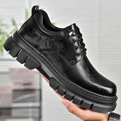 Men Casual Shoes Lace Up Genuine Leather Man Shoes Breathable Genuine Leather Men Oxfords Busienss Shoes Men Flats Man Footwear