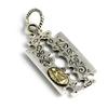 Skull Maria Pendant by Goodvibrations, Razor-shaped, Silver, for Women and Men