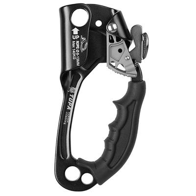 Lixada Ascender Hand Ascender Outdoor Rock Climbing Left Hand Right Hand Ascender Vertical Rope Air Rescue Protection Rock Climbing Process Capture