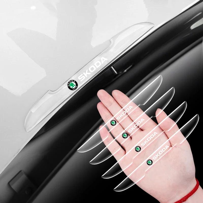2025 Horké 4ks Nálepka na ochranu nárazníku proti kolizi bočních dveří auta Pro Skoda Octavia Fabia Kamiq Kapoq Kodiaq Rapid SCALA Supe