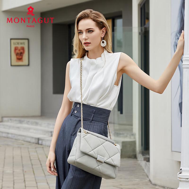 Montagut Quilted Sheepskin Crossbody Bag