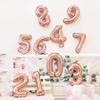 Birthday Decoration Digit Balloon Wedding Valentine's Day Anniversary Festival Children's Birthday Party DIY Ornament Balloons