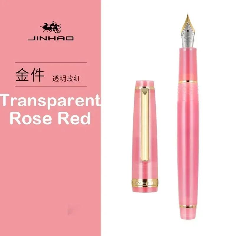 Jinhao 82 Fountain Pen New Color Acrylic Luxury Ink Pen EF/F/M/Bent Nib Business Office School Supplies Writing Pen Stationery