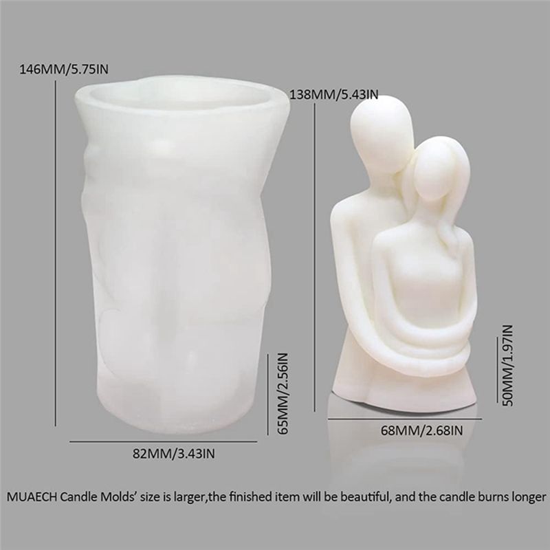 A20F-Mold For Candle Making,Art Candle Mould, Silicone Resin Casting Mold, Homemade Soap Mold For Aromatherapy Plaster