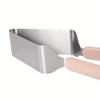 Stainless Steel Cake Cutting Knife, Cake Divider, Triangular Cake Cutting Block Cake Clip