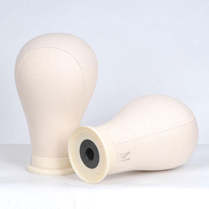 Canvas Cloth Mannequin Head for Wig Styling and Display