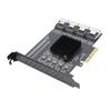 PCIE To 4 Port     SFF 8087 Adapter PCIE 3.0 X4 Expansion Card Support for   10 11 2003 System