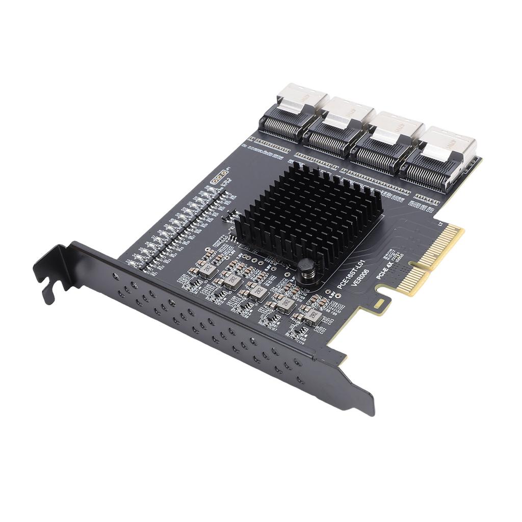 PCIE To 4 Port SFF 8087 Adapter PCIE 3.0 X4 Expansion Card Support for 10 11 2003 System