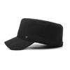 Hat Men's Winter Baseball Cap Middle-Aged and Elderly People's Cap Outdoor Sun Hat Flat Top Cap